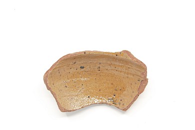 Red earthenware, lead-glazed, 