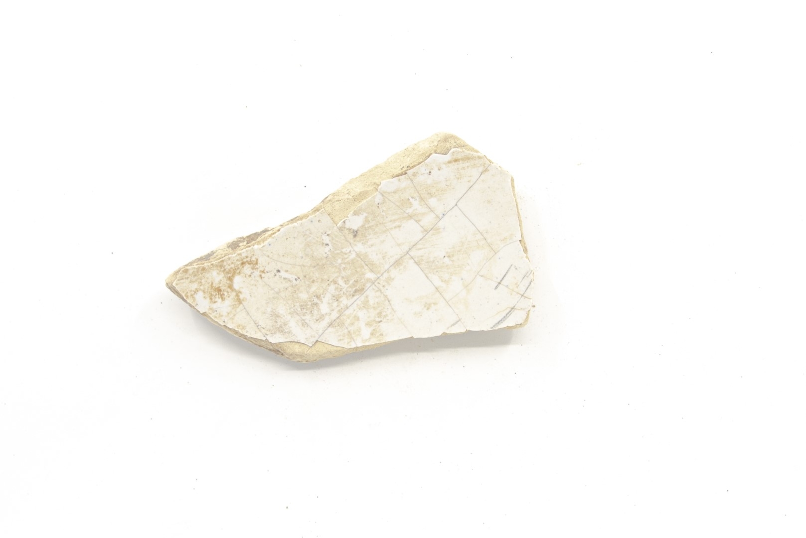 White-fired tin-glazed fragments,