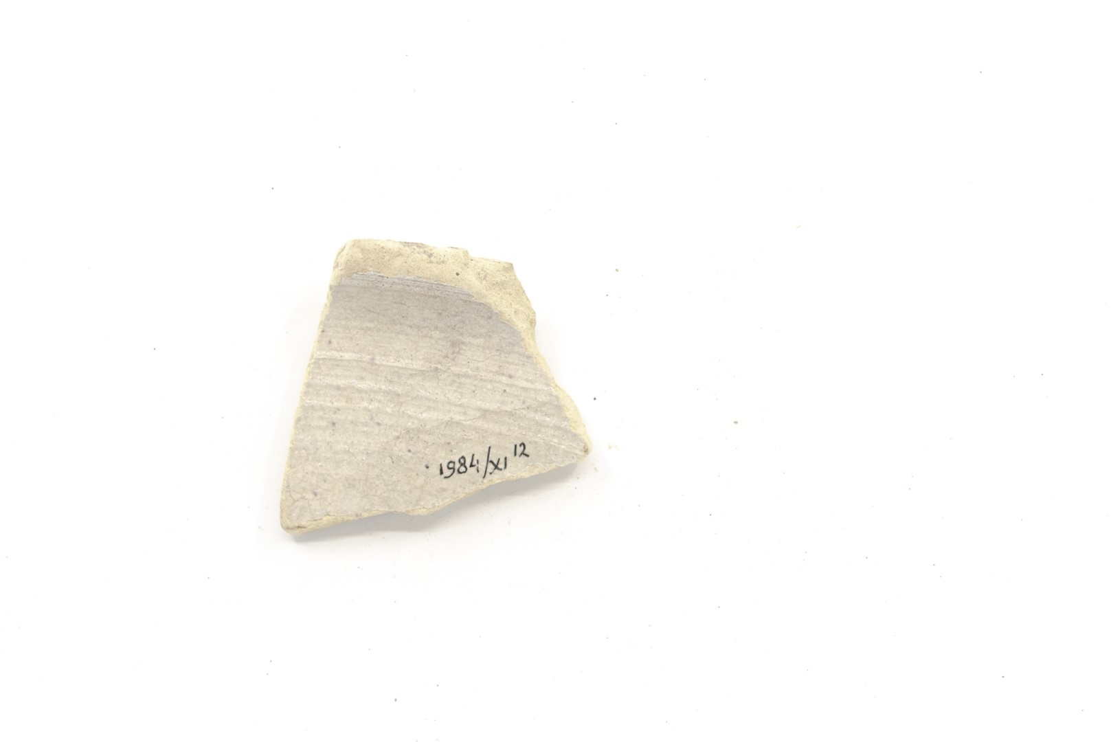 White-fired tin-glazed fragments,