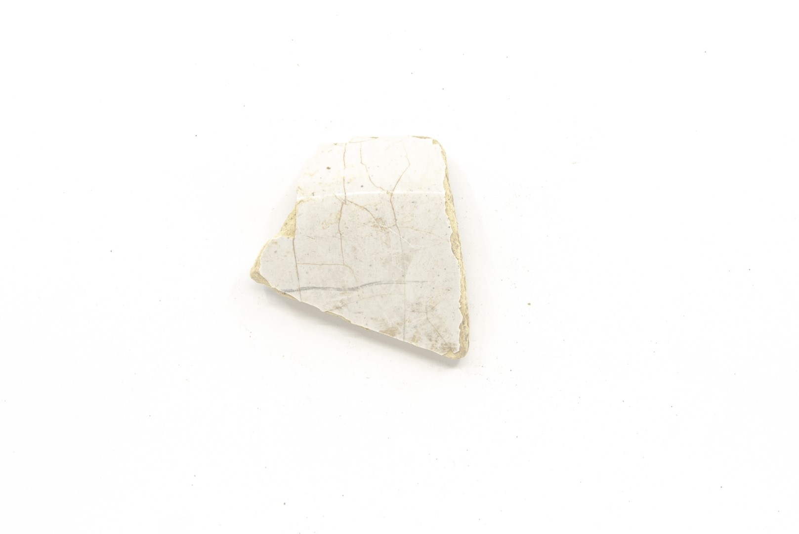 White-fired tin-glazed fragments,