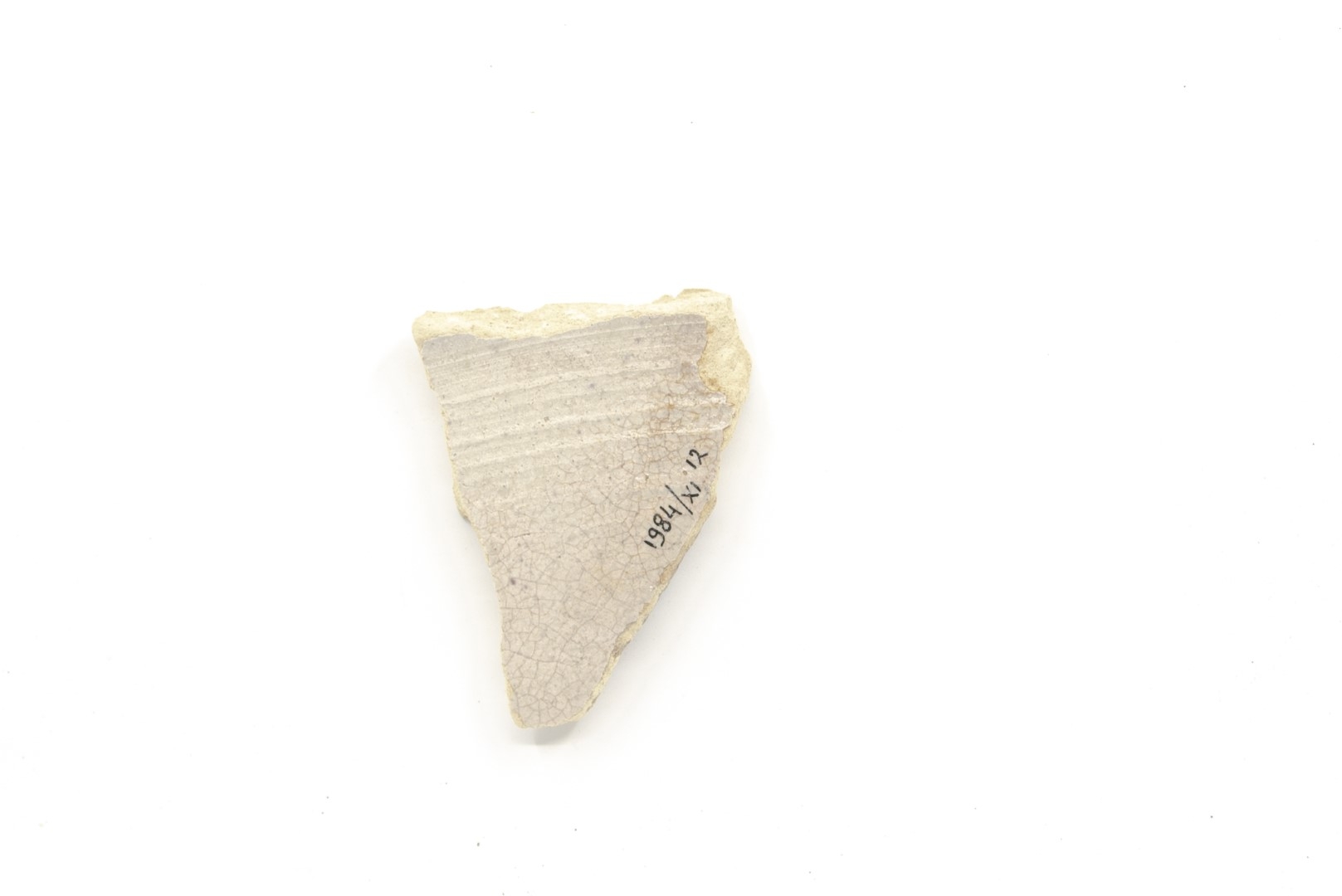 White-fired tin-glazed fragments,