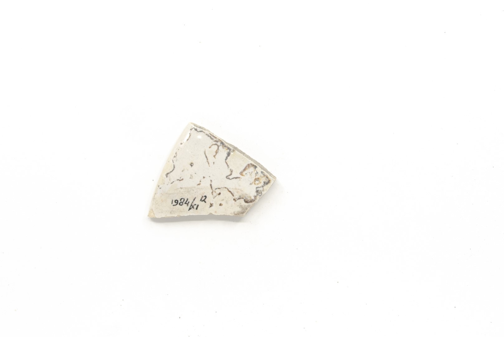 White-fired tin-glazed fragments,