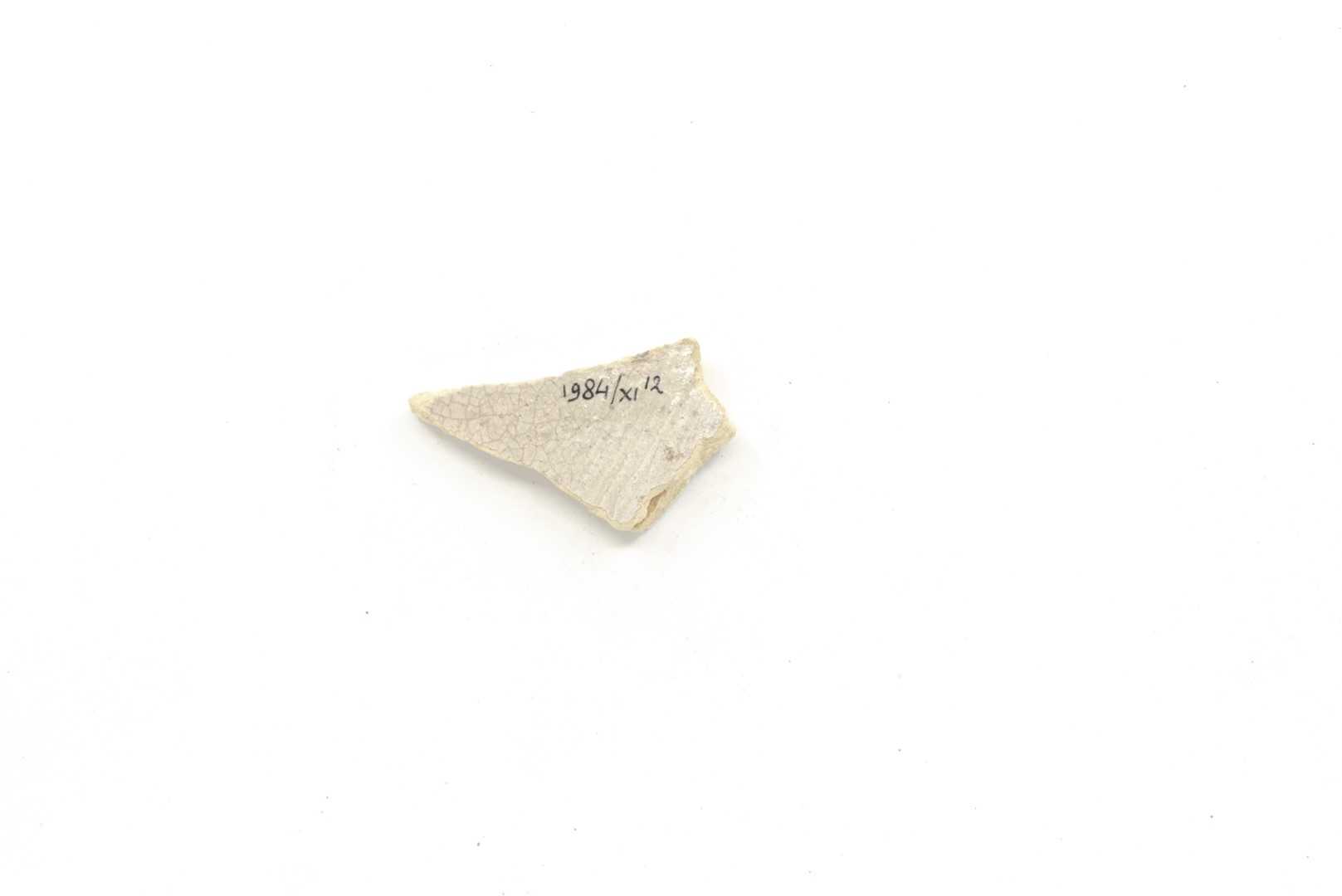 White-fired tin-glazed fragments,
