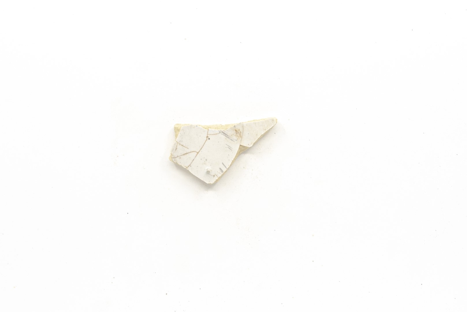 White-fired tin-glazed fragments,