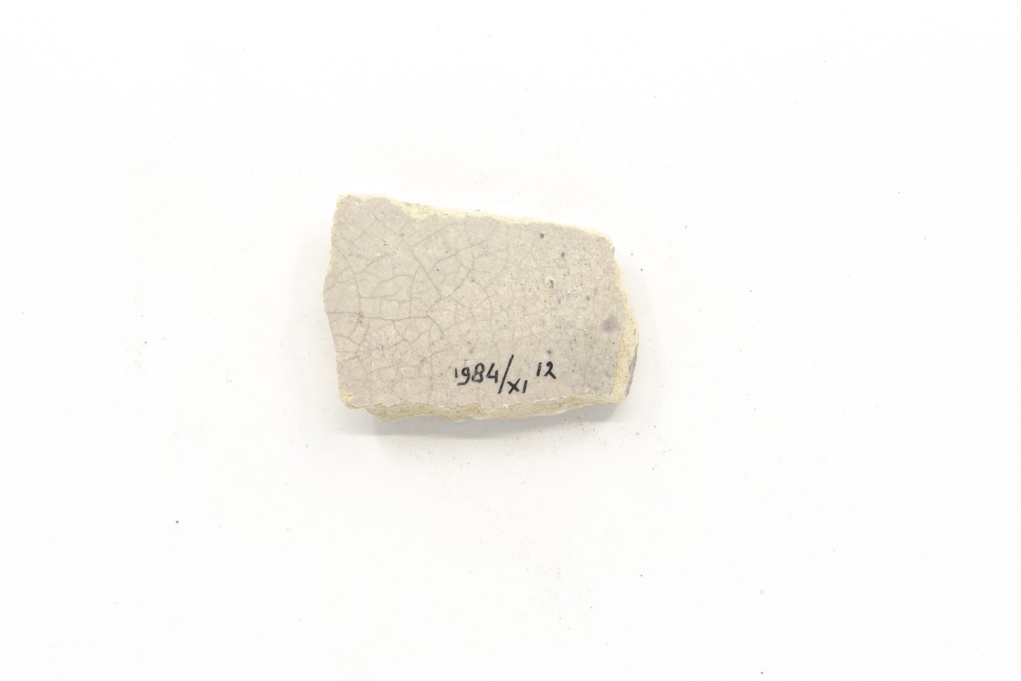 White-fired tin-glazed fragments,
