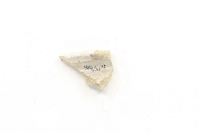 White-fired tin-glazed fragments, 