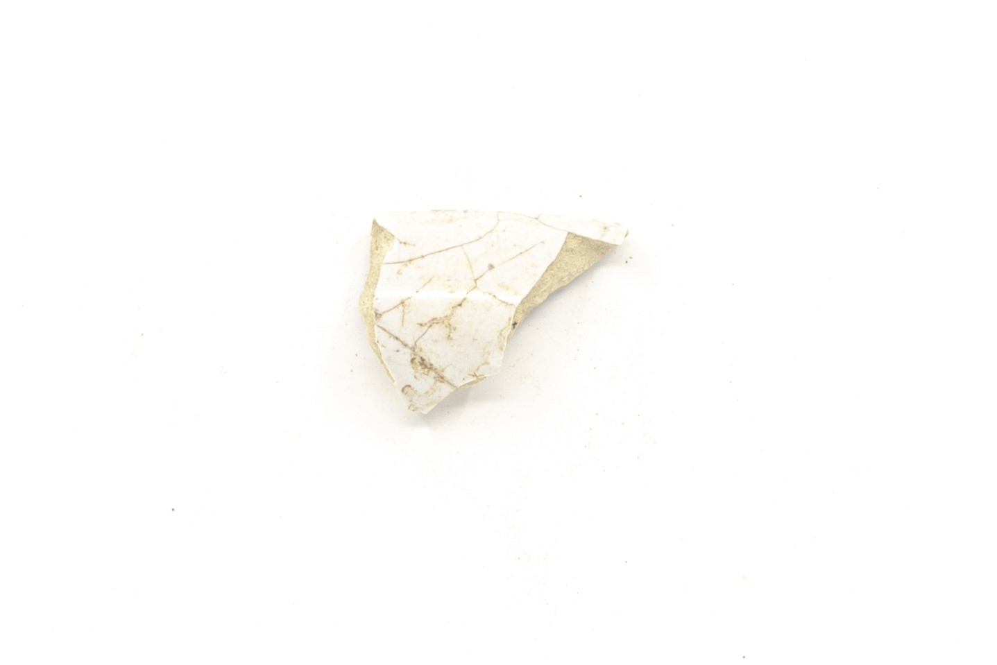 White-fired tin-glazed fragments,