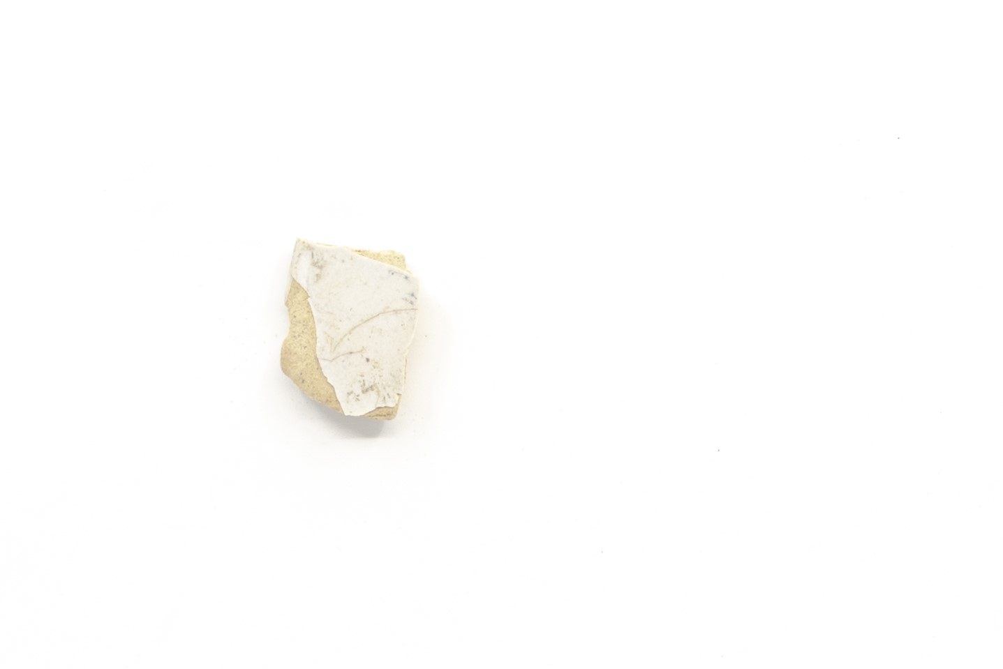 White-fired tin-glazed fragments,