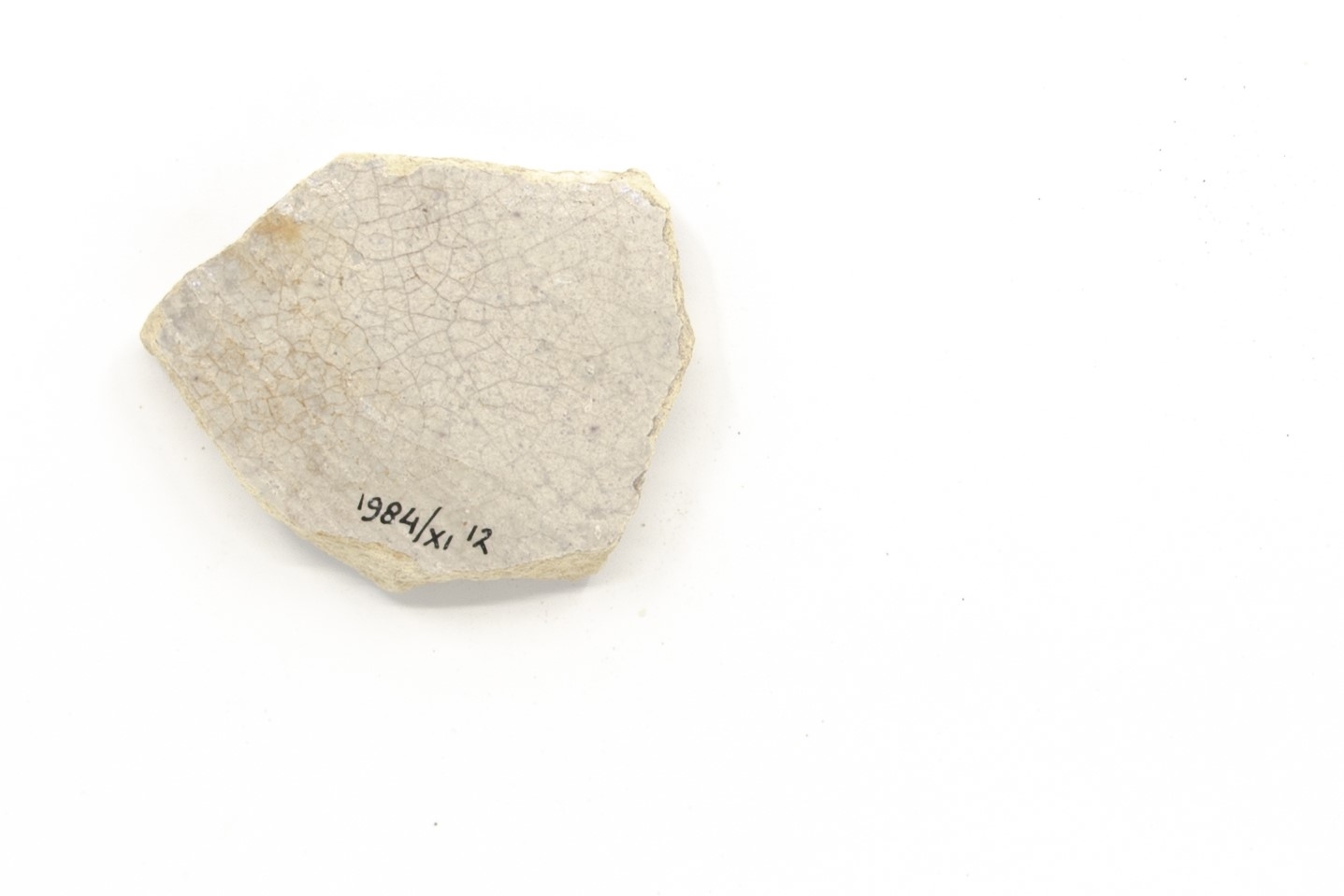White-fired tin-glazed fragments,