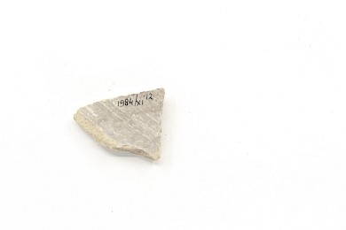 White-fired tin-glazed fragments, 