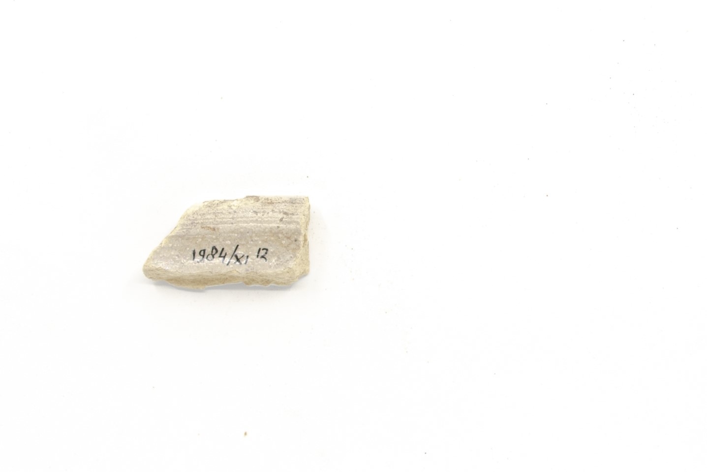 White-fired tin-glazed fragments,