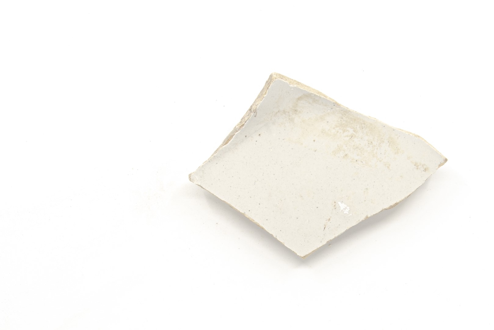 White-fired tin-glazed fragments,