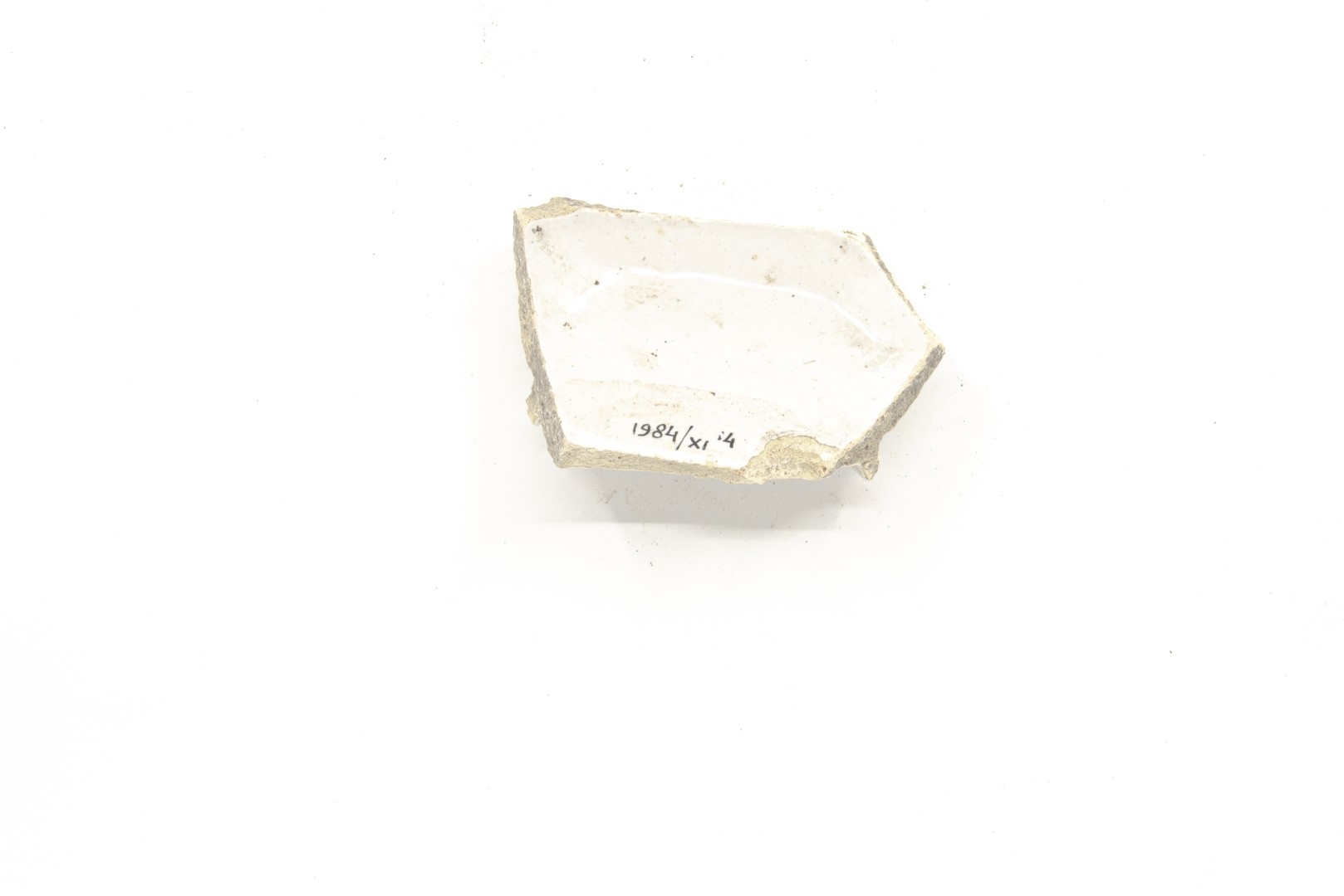 White-fired tin-glazed fragments,