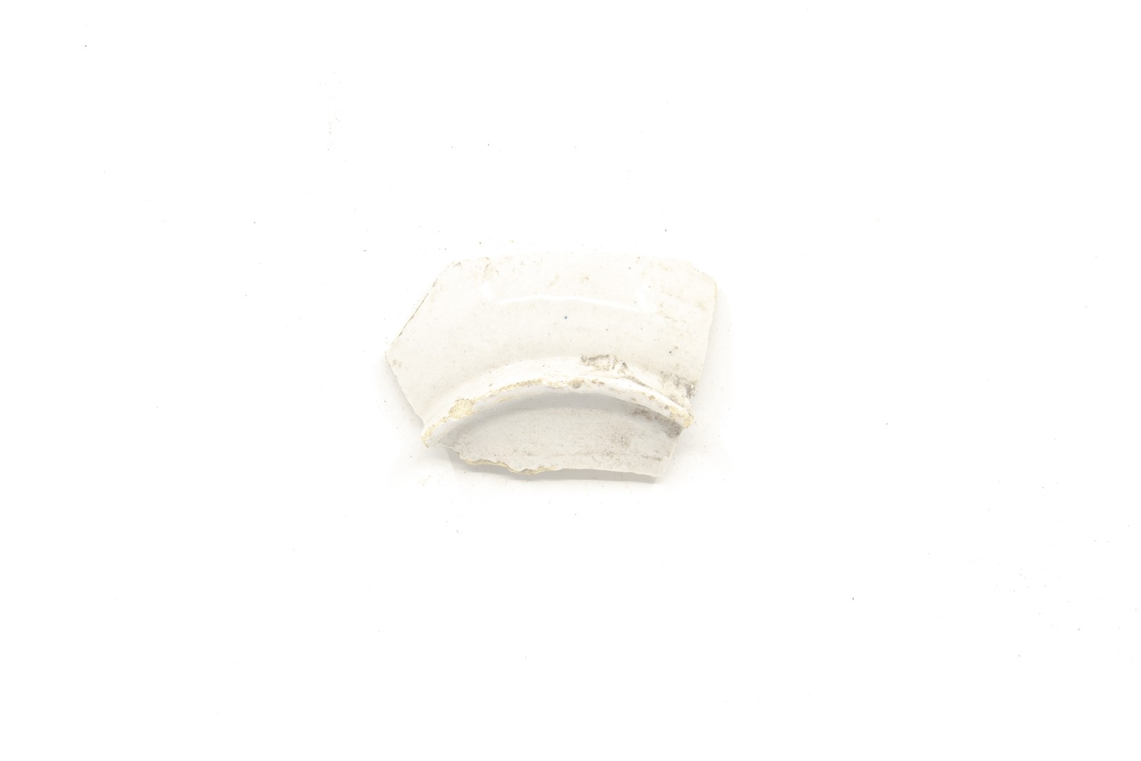White-fired tin-glazed fragments,