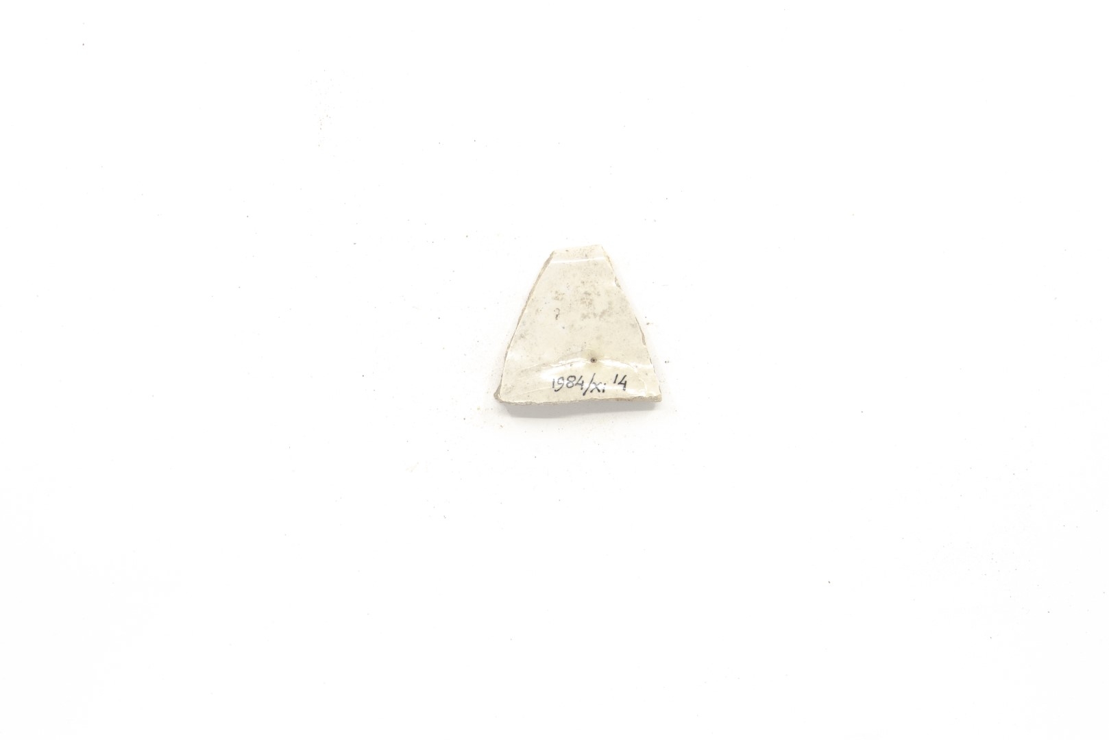 White-fired tin-glazed fragments,