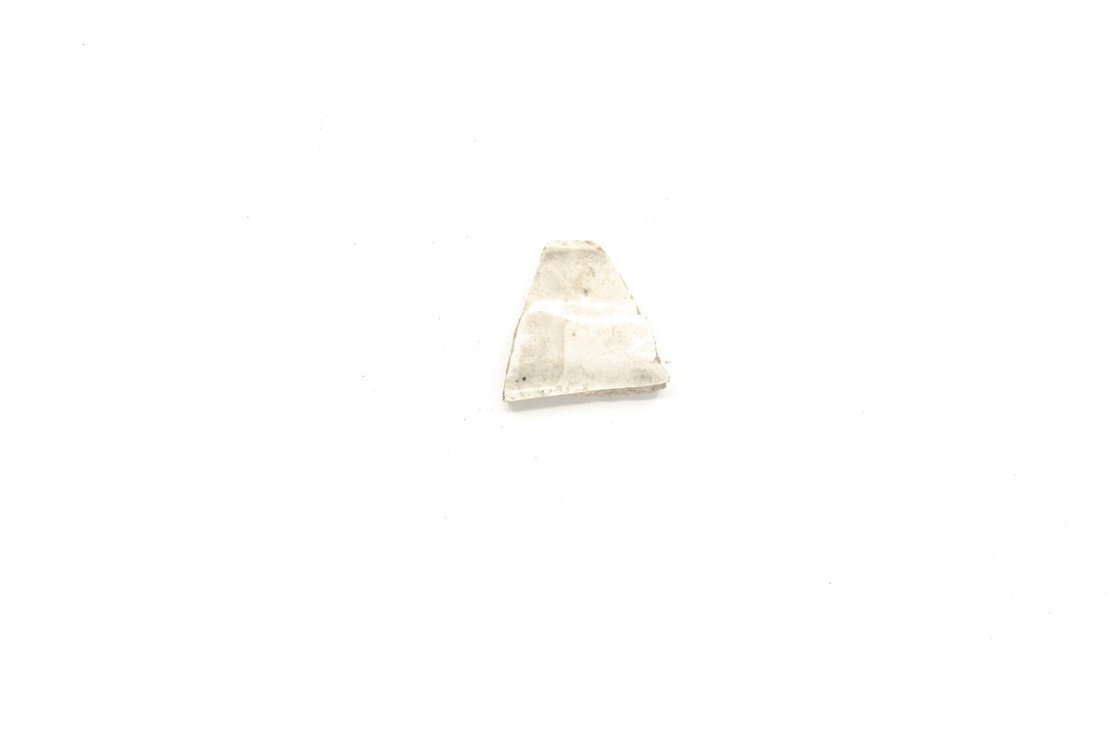 White-fired tin-glazed fragments,