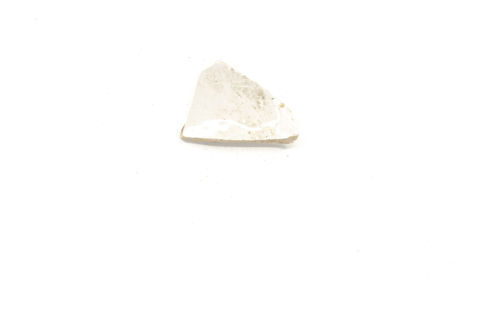 White-fired tin-glazed fragments,