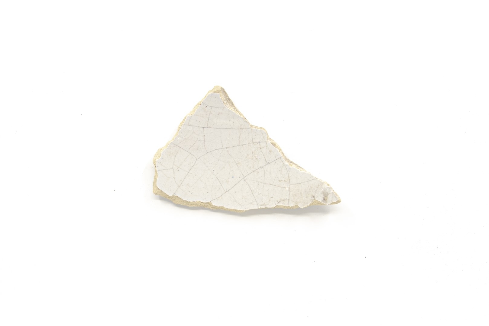 White-fired tin-glazed fragments,