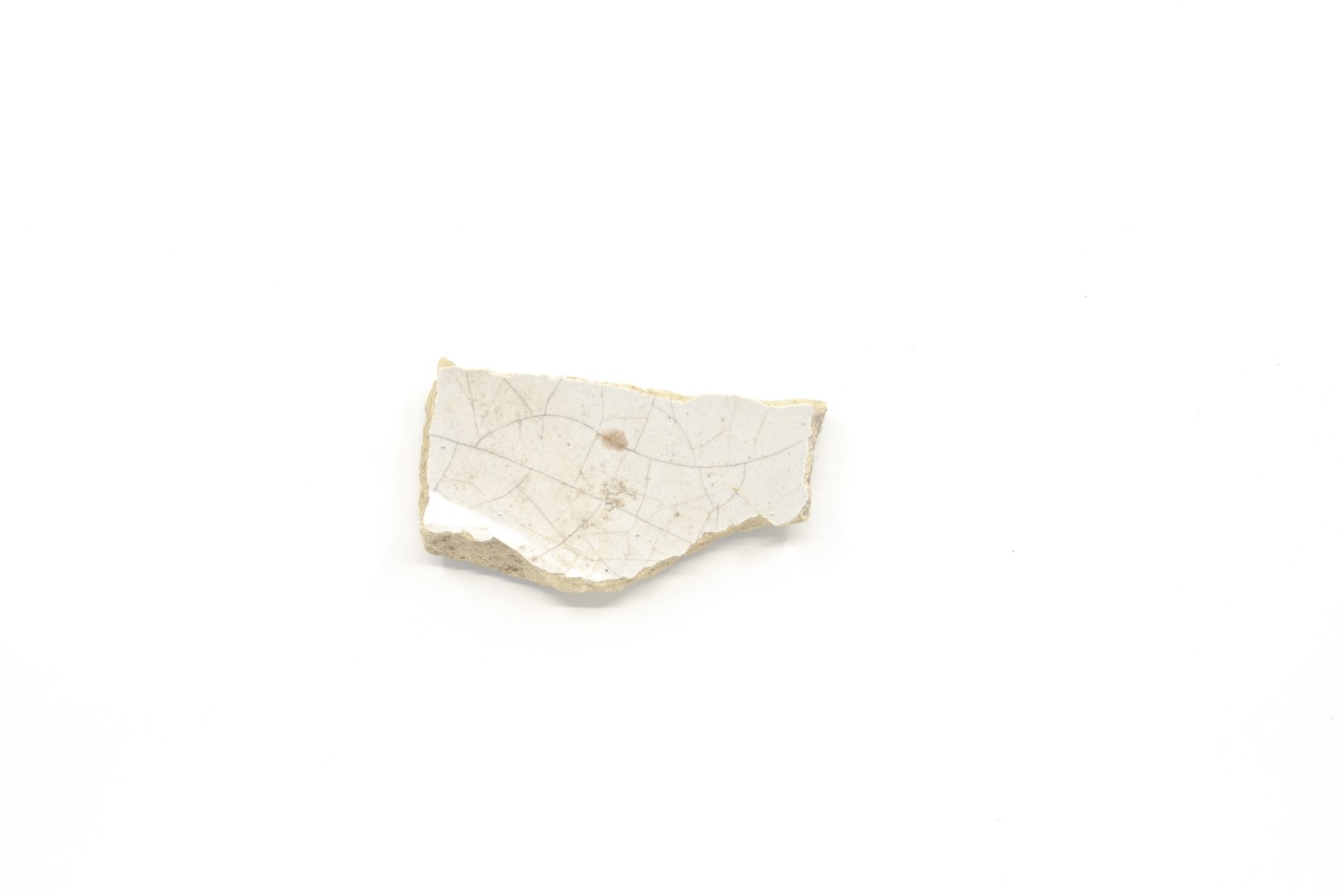 White-fired tin-glazed fragments,
