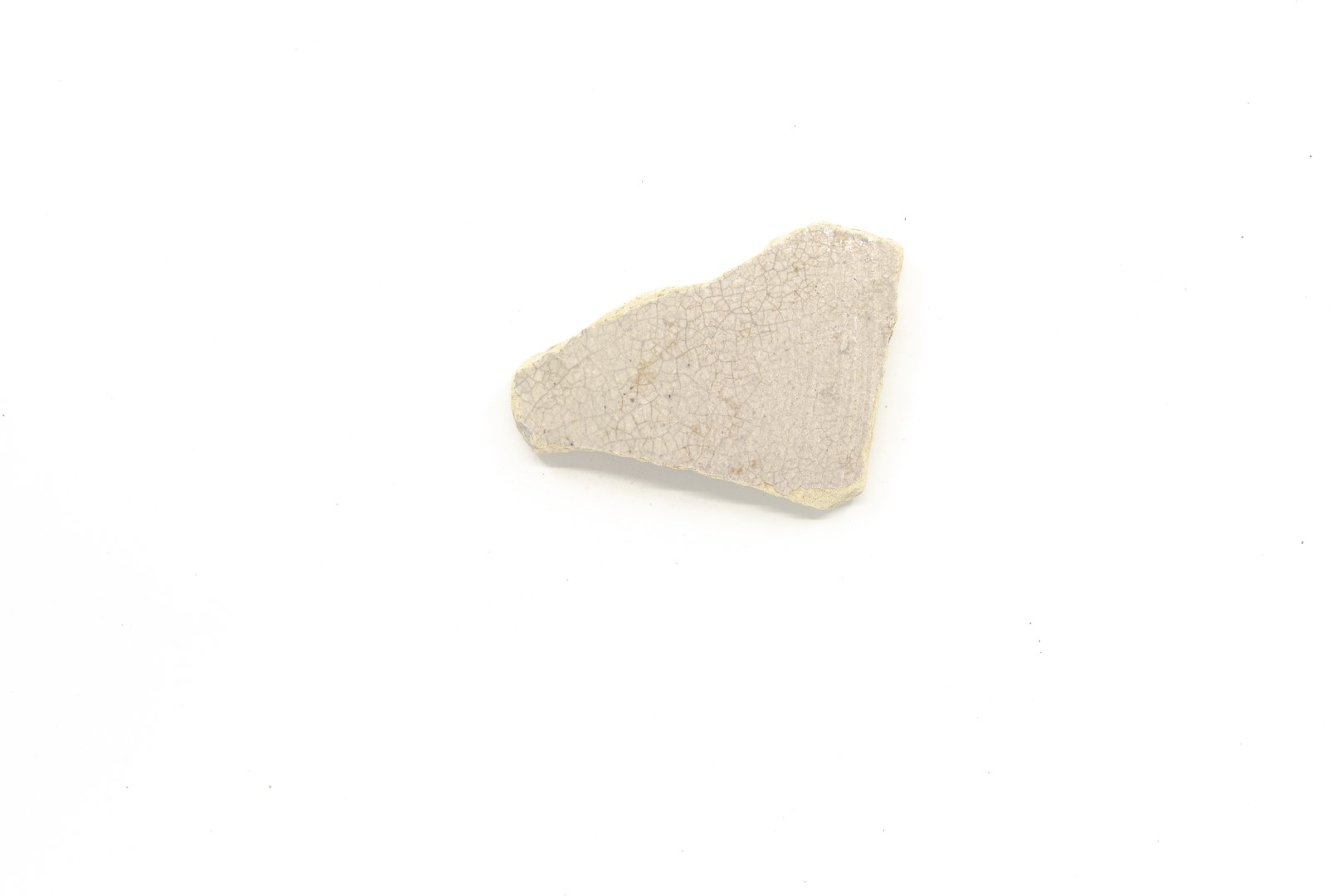White-fired tin-glazed fragments,