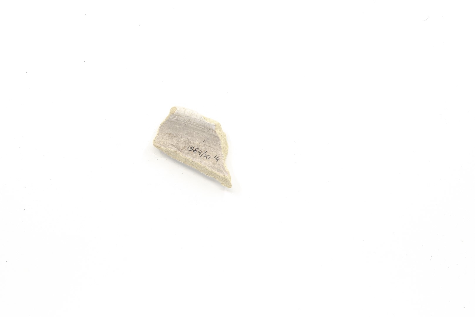White-fired tin-glazed fragments,