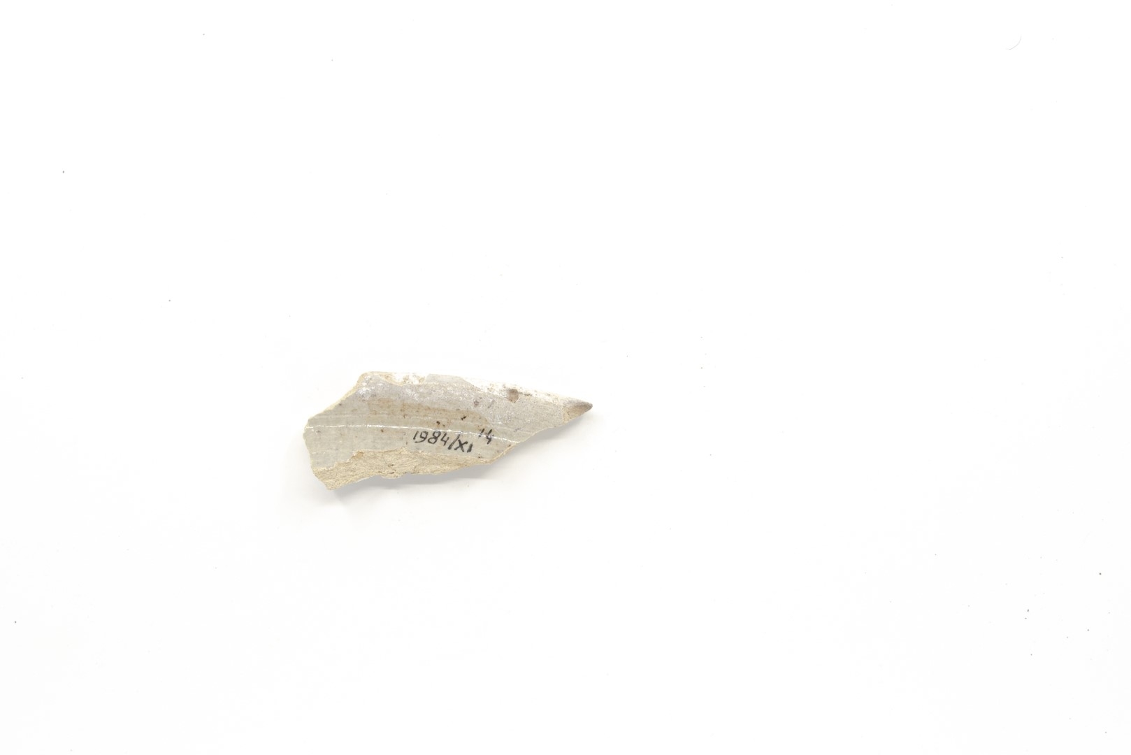 White-fired tin-glazed fragments,