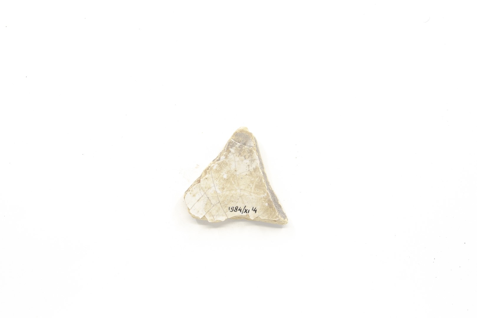 White-fired tin-glazed fragments,
