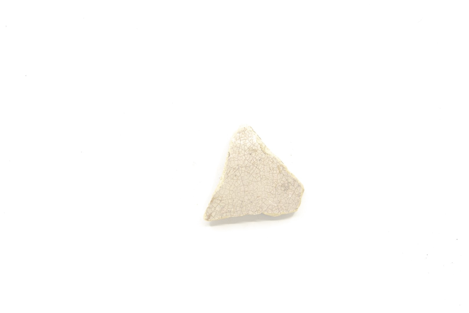 White-fired tin-glazed fragments,