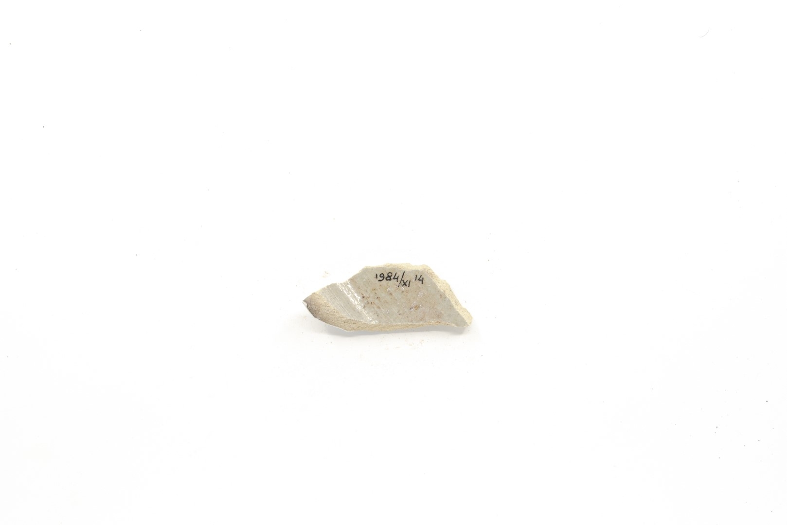 White-fired tin-glazed fragments,