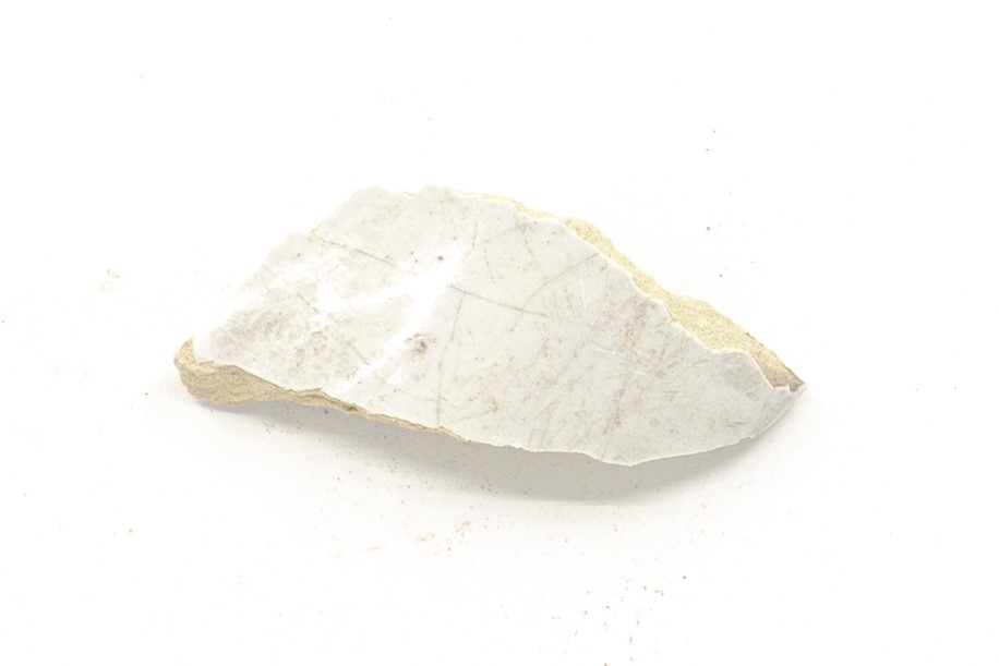 White-fired tin-glazed fragments,