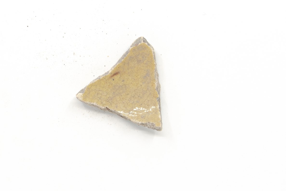 White-fired tin-glazed fragments,