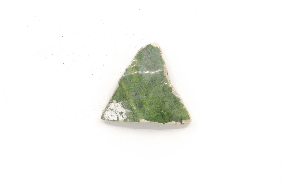 White-fired tin-glazed fragments,
