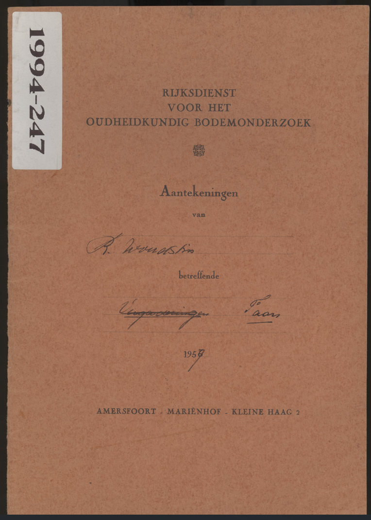 Aantekeningen van R. Woudstra, overig II