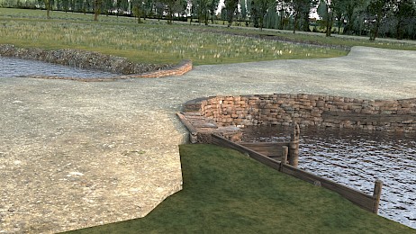 Photo's of Bylma - moat, 