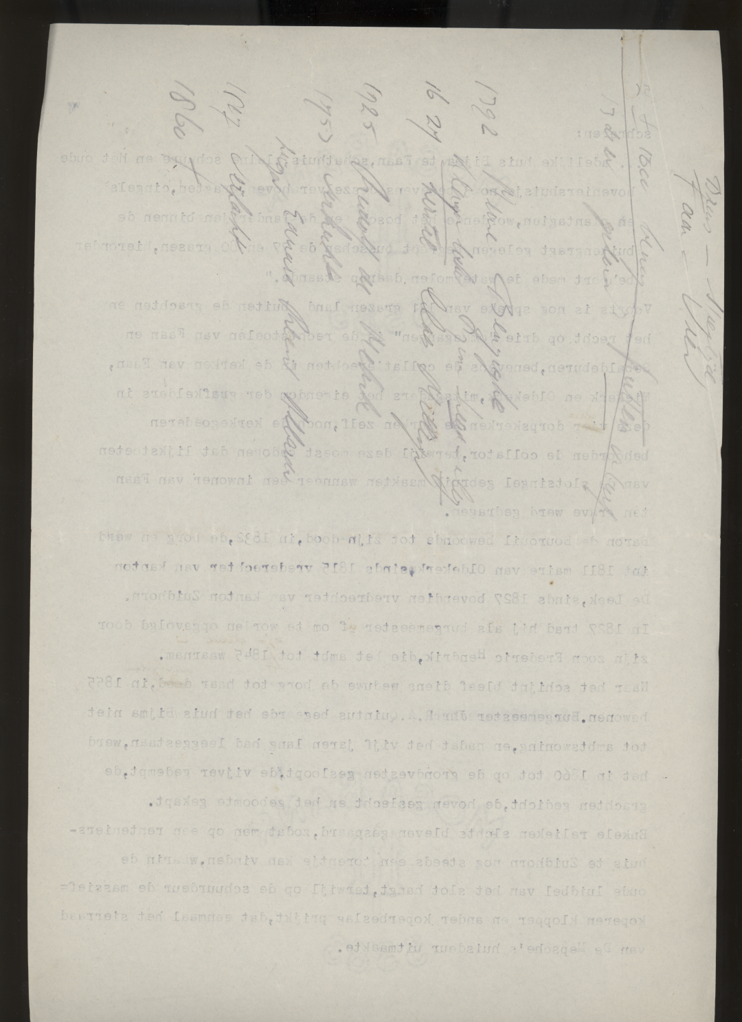 Verslag van R. Woudstra, 