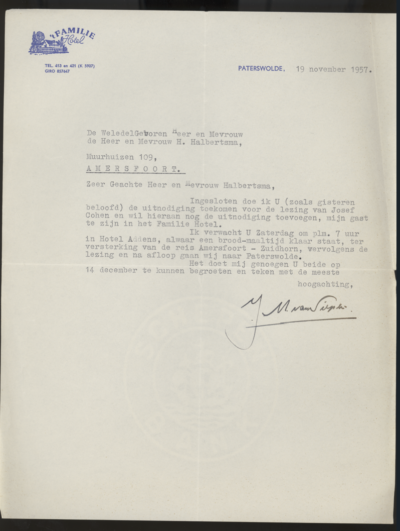 Brieven van Jan Menze van Diepen aan Herre Halbertsma