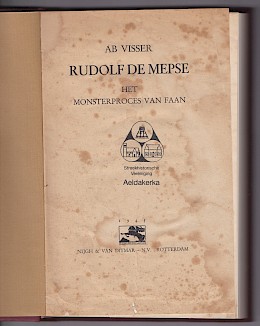 Rudolf de Mepse - Het Monsterproces van Faan, 