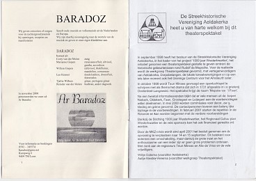 Booklet for Theaterspektakel Mepske van 't Foan, 