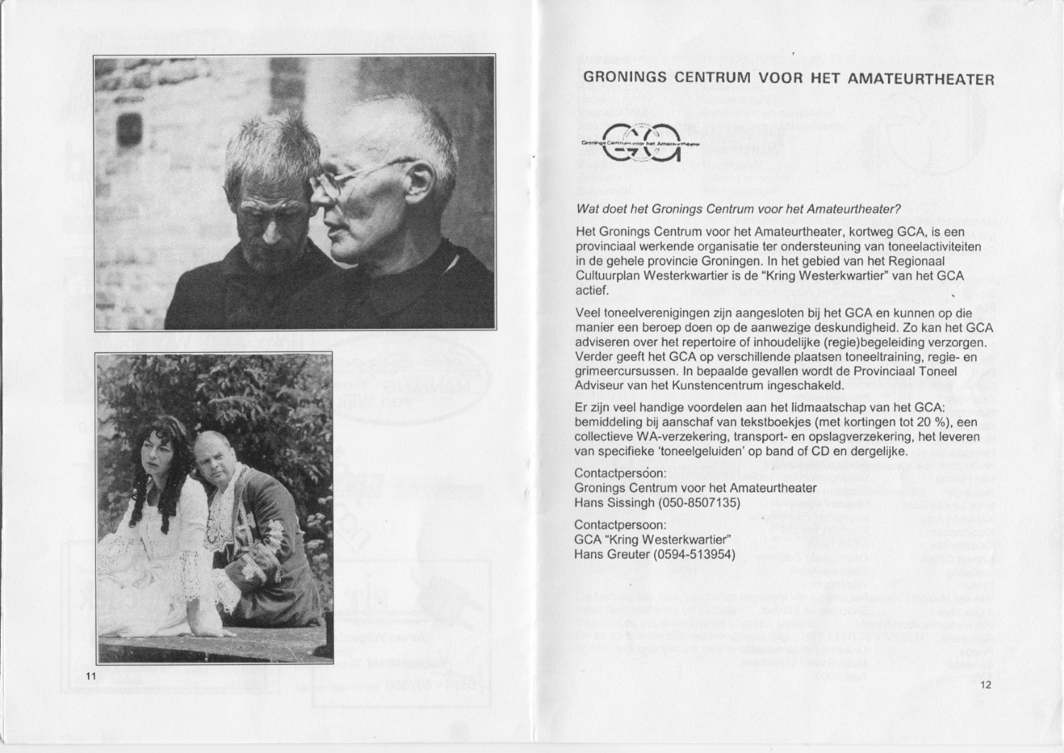 Booklet for Theaterspektakel Mepske van 't Foan, 