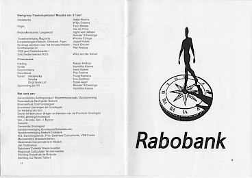 Booklet for Theaterspektakel Mepske van 't Foan, 